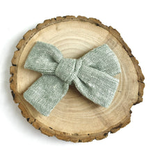 Load image into Gallery viewer, sage | school girl bow