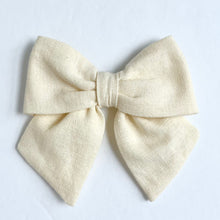 Load image into Gallery viewer, ivory | sailor bow