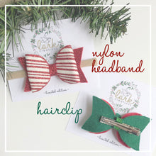 Load image into Gallery viewer, oh canada | glitter bow