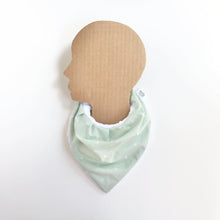 Load image into Gallery viewer, feathers coral/mint/gold | drool bib
