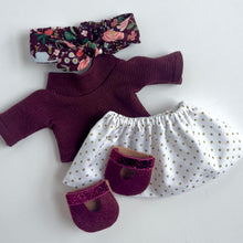 Load image into Gallery viewer, gold dot | top & skirt