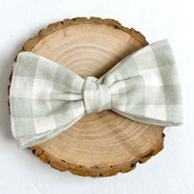 Load image into Gallery viewer, gingham-mist | bowtie