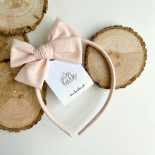 Load image into Gallery viewer, blush | bow headband