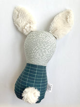 Load image into Gallery viewer, slate blue tile | bunny swaddle bébé
