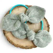 Load image into Gallery viewer, sage | knotted bow