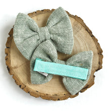 Load image into Gallery viewer, sage | classic bow