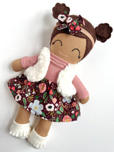 Load image into Gallery viewer, wild rose-burgundy | top & skirt