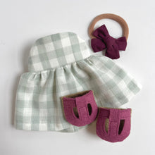 Load image into Gallery viewer, gingham-mint | dress