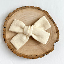 Load image into Gallery viewer, ivory | school girl bow