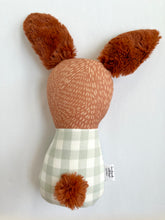 Load image into Gallery viewer, gingham-mist | bunny swaddle bébé