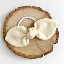 Load image into Gallery viewer, ivory | knotted bow