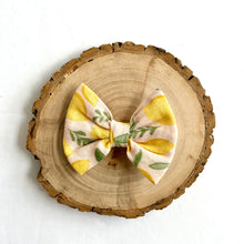 Load image into Gallery viewer, lemons-blush | classic bow