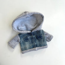 Load image into Gallery viewer, hoodie jean jacket | outfit