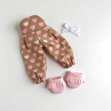Load image into Gallery viewer, hearts-brown/pink | outfit