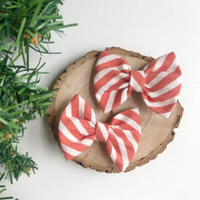 Load image into Gallery viewer, candy cane | classic bow