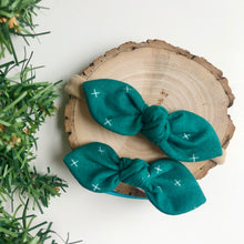 Load image into Gallery viewer, blue spruce | knotted bow