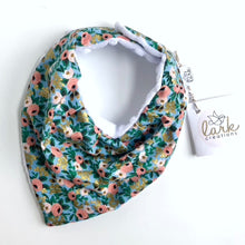 Load image into Gallery viewer, rosa - chambray | drool bib