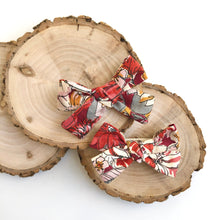 Load image into Gallery viewer, winter floral | school girl bow