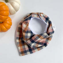 Load image into Gallery viewer, nutmeg plaid | drool bib