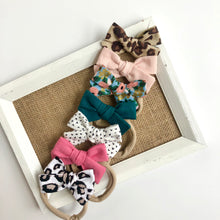 Load image into Gallery viewer, leopard | school girl bow