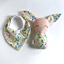 Load image into Gallery viewer, garden in yellow | drool bib