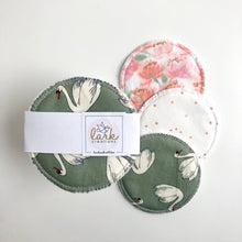 Load image into Gallery viewer, swan lake | reusable nursing pads