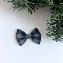 Load image into Gallery viewer, buffalo plaid-black | classic bow