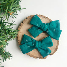 Load image into Gallery viewer, blue spruce | school girl bow