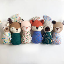 Load image into Gallery viewer, geometric forest | swaddle bébé-fawn