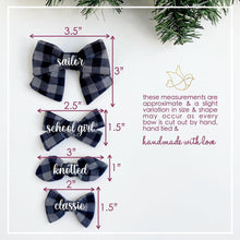 Load image into Gallery viewer, tartan plaid | school girl bow