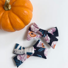 Load image into Gallery viewer, skull floral | school girl bow