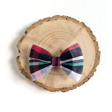 Load image into Gallery viewer, christmas plaid | classic bow
