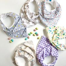 Load image into Gallery viewer, garden in yellow | drool bib