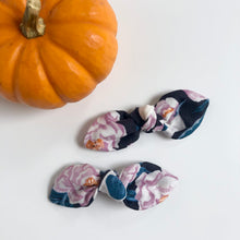 Load image into Gallery viewer, skull floral | knotted bow