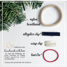 Load image into Gallery viewer, embroidered gauze-white | lark bow