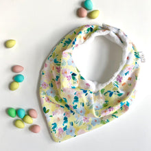 Load image into Gallery viewer, garden in yellow | drool bib
