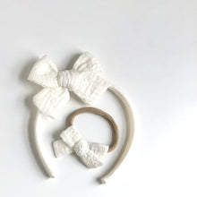 Load image into Gallery viewer, white | headband set