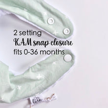 Load image into Gallery viewer, drool bib | floral chambray