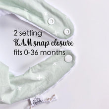 Load image into Gallery viewer, lilac gingham  | drool bib