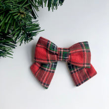 Load image into Gallery viewer, tartan plaid | sailor bow