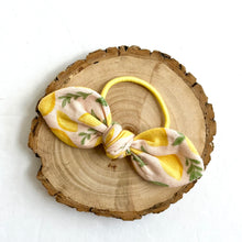 Load image into Gallery viewer, lemons-blush | knotted bow
