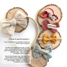 Load image into Gallery viewer, rosa-rose l | bow headband
