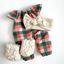 Load image into Gallery viewer, festive plaid | romper
