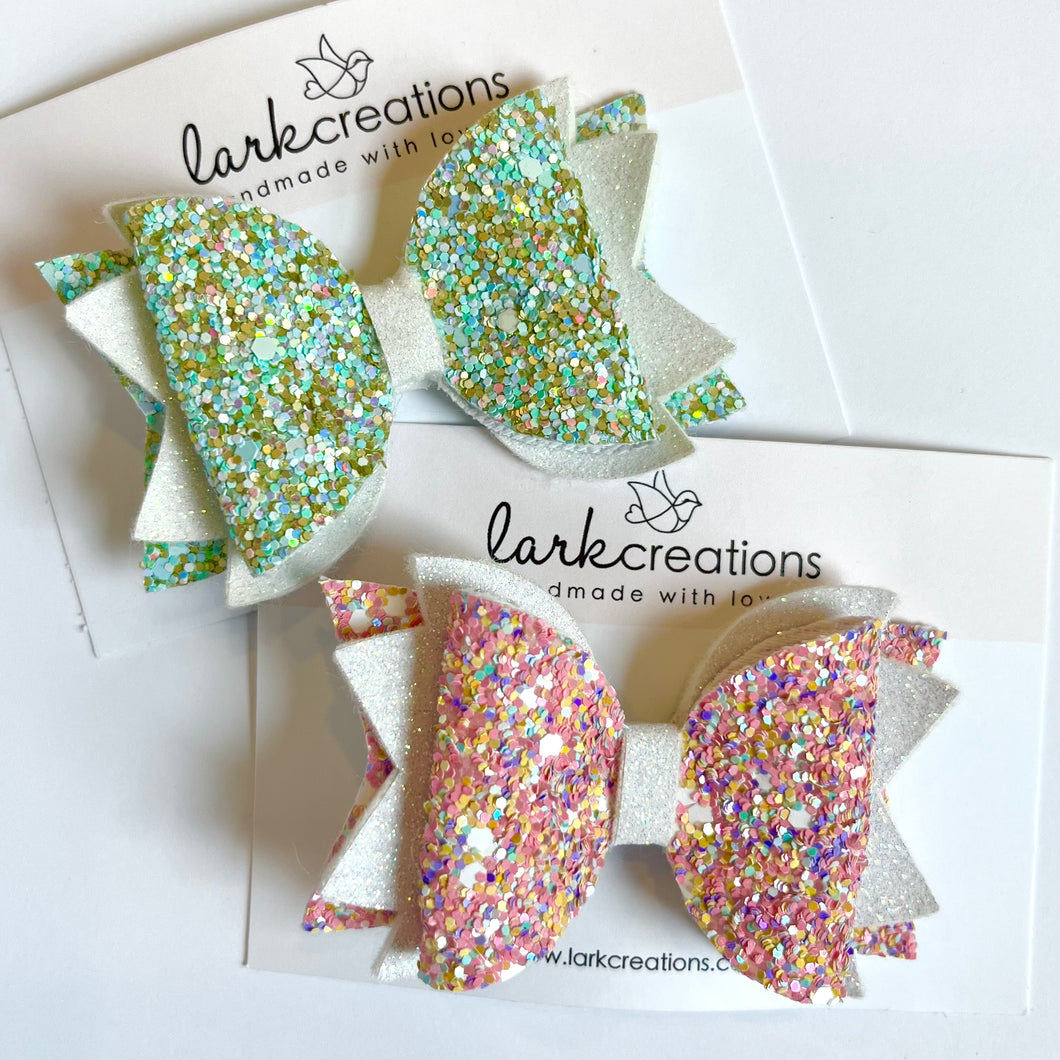 confetti | glitter bow