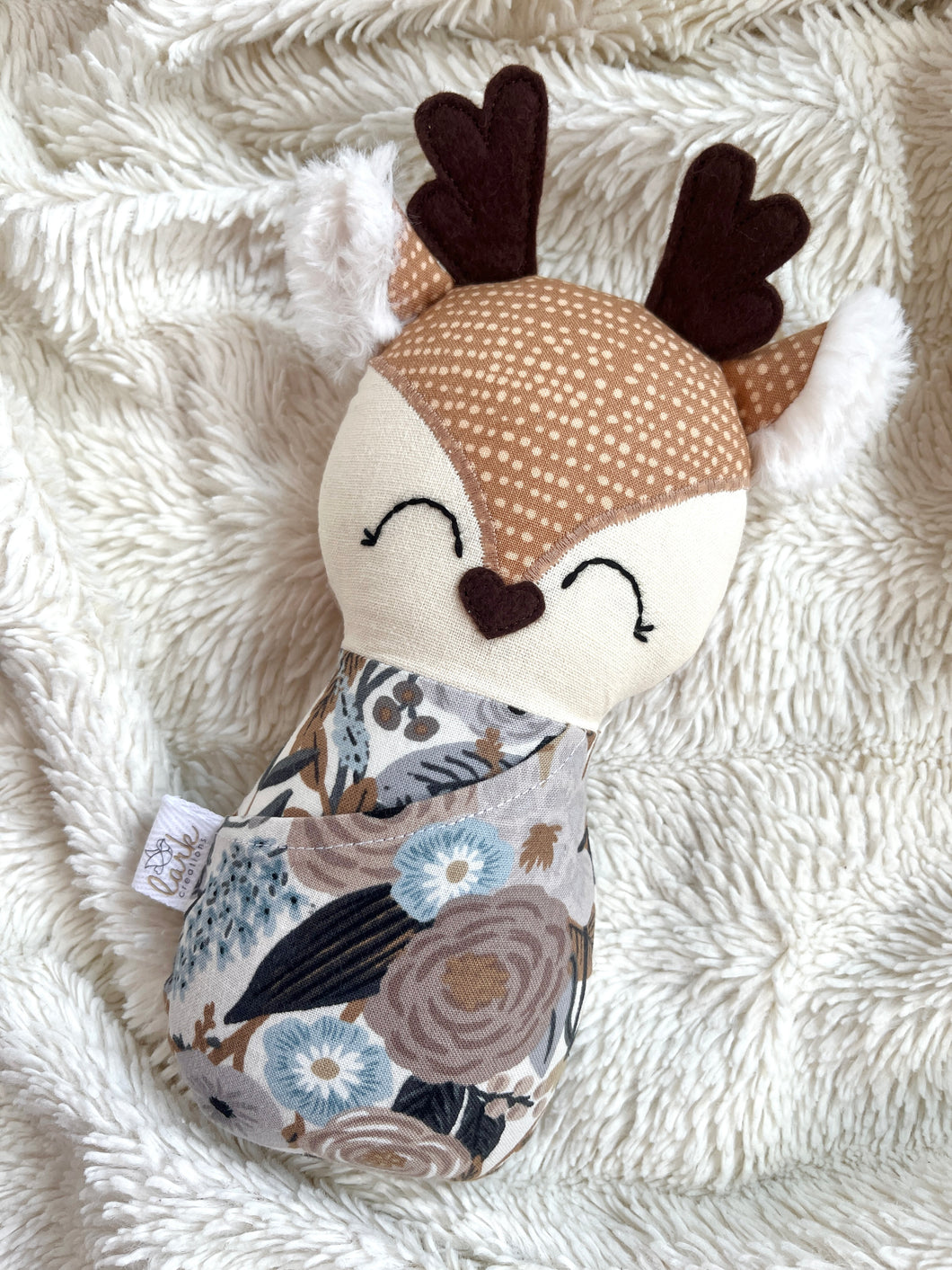 garden party - gray | fawn swaddle bébé