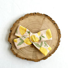 Load image into Gallery viewer, lemons-blush | school girl bow
