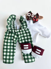 Load image into Gallery viewer, gingham-green | top &amp; pants
