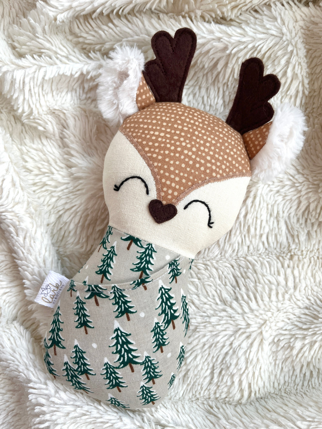 fir trees | fawn swaddle bébé