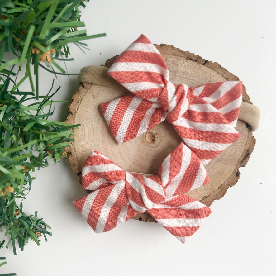 candy cane | school girl bow