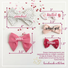 Load image into Gallery viewer, emerald | school girl bow headband
